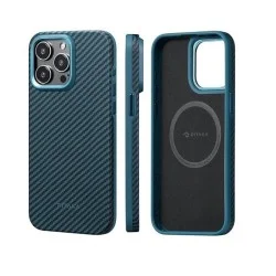 Cover Iphone 15 Pro Max Slim Case Pitaka - Blue/Black